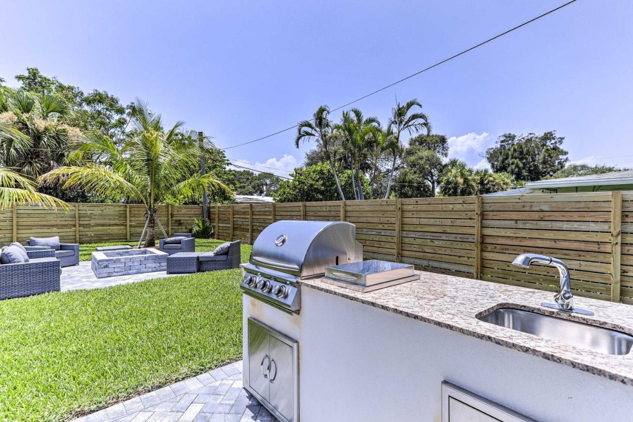 Beach House With Outdoor Kitchen, Walk To Coast شاطئ كوكوا المظهر الخارجي الصورة