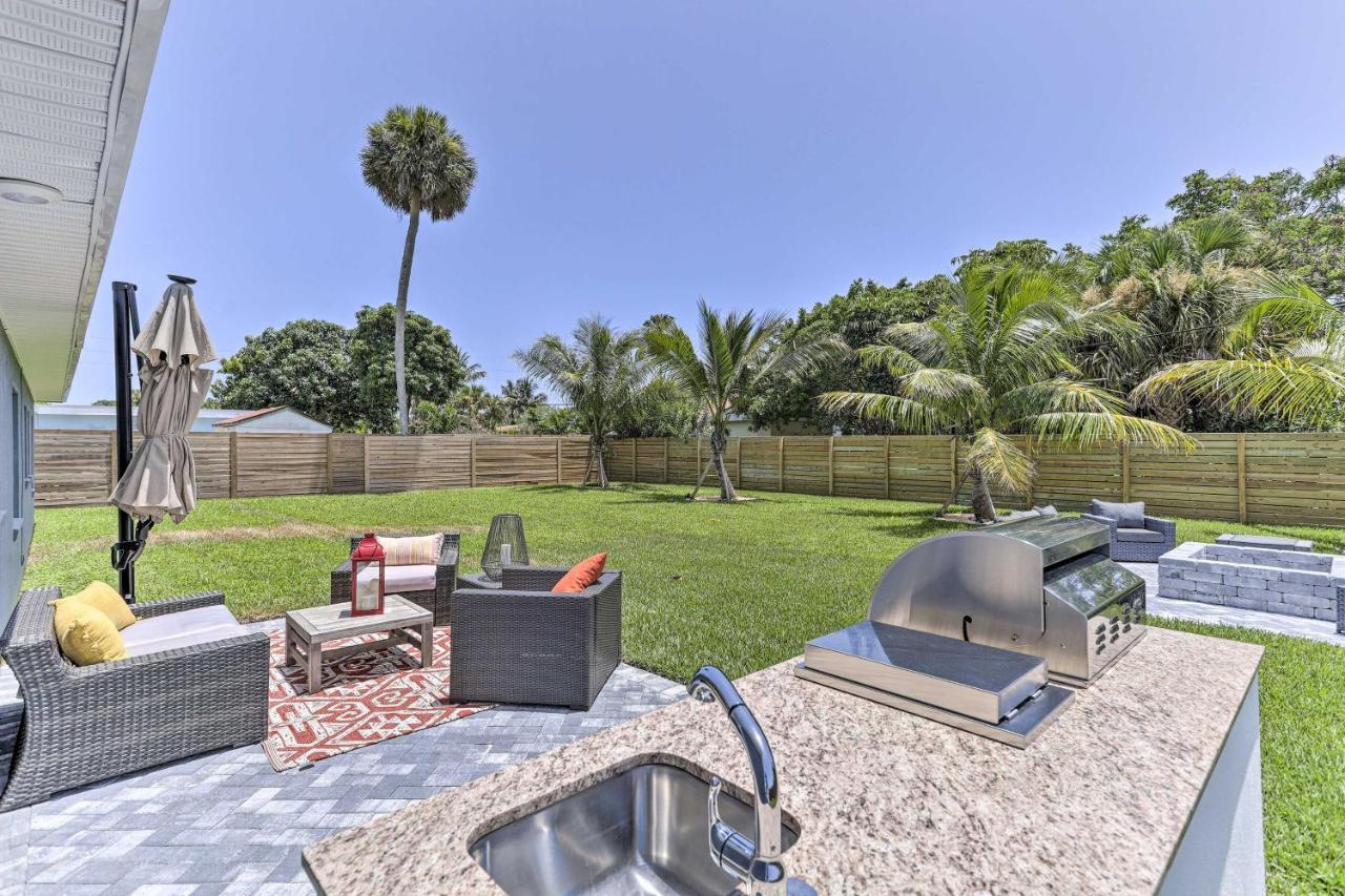 Beach House With Outdoor Kitchen, Walk To Coast شاطئ كوكوا المظهر الخارجي الصورة