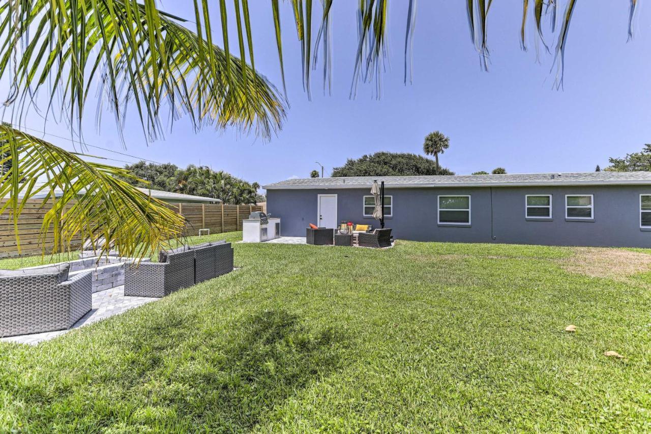 Beach House With Outdoor Kitchen, Walk To Coast شاطئ كوكوا المظهر الخارجي الصورة